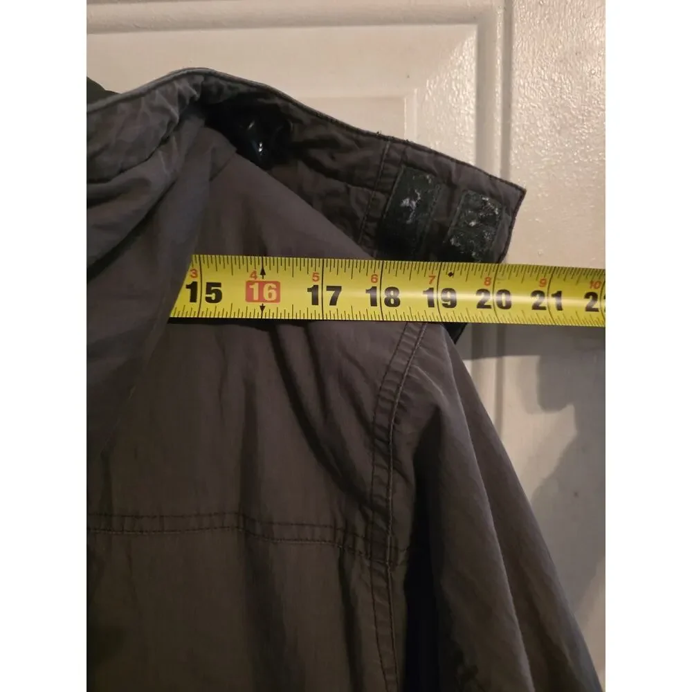 Vintage LL Bean Parka Coat Cotton Insulated USA Mens XL Green Winter Ski Lodge